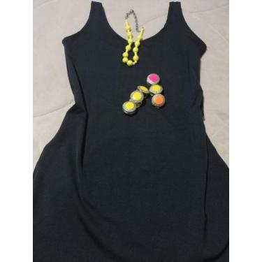 Imagem de Vestido suplex tubinho curto . - Moça bunita, Preto, P