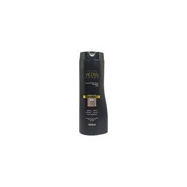 Imagem de Shampoo Homem 3 Em 1 Barba Cabelo e Corpo 350Ml - Vedis
