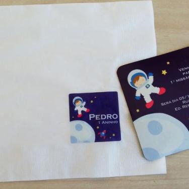 Imagem de 25 Imã Geladeira + 50 Guardanapo Coquetel Personalizado - Premium
