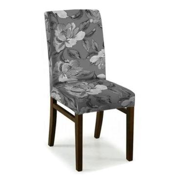 Imagem de 08 Capas Cadeira Jantar Malha Gel Com Elástico - Estampa 09 - Campari