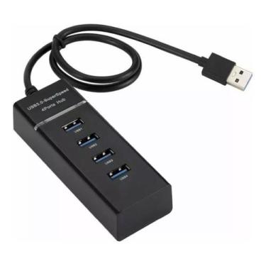 Imagem de Hub usb 3.0 4 portas Acessório para notebook, computador escritório - 