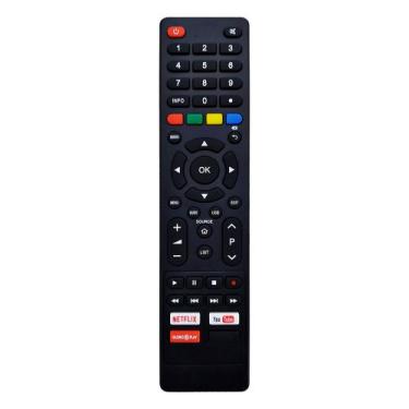 Imagem de Controle Remoto Para Tv Philco Smart Tecla Netflix Globo Play You Tube