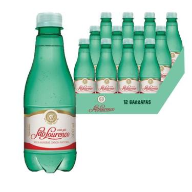 Imagem de Água Mineral C/ Gás Pet SÃO LOURENÇO 300ml (12 unidades)