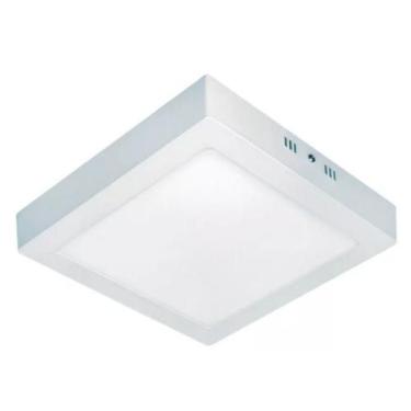 Imagem de Painel de Led Plafon Sobrepor Quadrado 6W 12x12cm Branco Blumenau Bivo