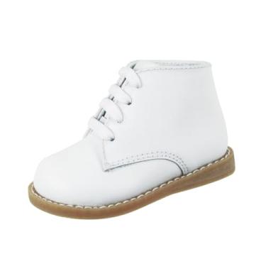 Imagem de Boneca Baby Deer de couro de cano alto para primeira caminhada (bebê/criança), Branco, 6 Toddler