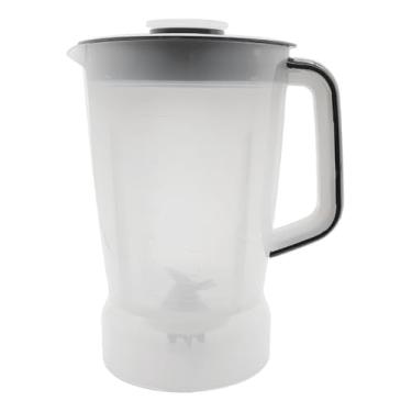 Imagem de Copo Serve P/liquidificador Mondial L 850-L900 Translúcido C/Tampa (TAMPA PRETA)