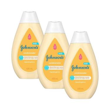 Imagem de KIT 3 Condicionadores Johnson's Baby Regular 400ml
