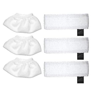 Imagem de MOP PROBLEMAS DE VAPOR PARA LIMPOR DE VAPELO DE MADREIRO REMOVERAÇÃO UNIVERSAL REUSLÁVEL ACESSÓRIOS DE CASA DE VAPO LAVOLÍVEL 3 PACK PARA SC2/ SC3/ (3 capas de bico de pano e 3