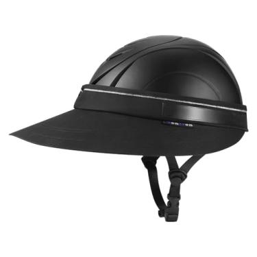 Imagem de Tontron Viseira De Capacete Hosriding, Protetor Solar De Capacete Removível Com Aba De Pescoço (Preto E Prateado)