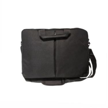 Imagem de Bolsa Transversal Notebook Pasta Mala Resistente Lisa Preto - shop mix