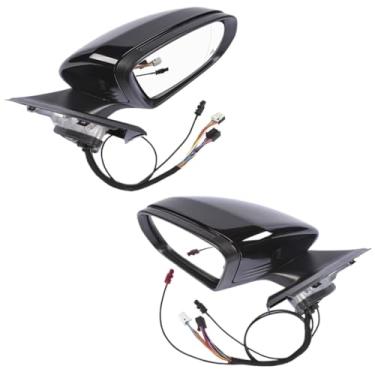 Imagem de AP02 Espelho retrovisor do lado do motorista do carro, lado direito do passageiro compatível com Mercedes Benz Classe C W205 C180 C200 C300 C250 Novo(Right)