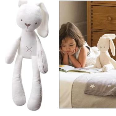 Imagem de Coelho de Pelúcia 42cm – Brinquedo Macio para Bebê, Bicho de Pelúcia Fofo, Presente Infantil