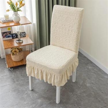 Imagem de HZSZXG Capa para cadeira Mesa de jantar Home Encosto integrado