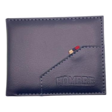 Imagem de Carteira Slim material sintético Minimalista RFID 3 Cartões CNH RG Mod