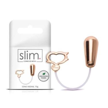 Imagem de Cones Vaginais em Metal Rose Unitário - Sexy Fantasy, 70 gramas