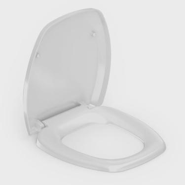 Imagem de Kit 3 Assentos Sanitário com Softclose Thema Plus Incepa Branco Brilhante