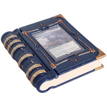 Imagem de MTG Commander EDH Command Zone/Tray for Magic The Gathering -with Damage, Cast & Life Counters. Store Your Commander Deck's Dice & Tokens Inside (up to 30 Sleeved Cards)- MTG Accessories Gift (Blue)