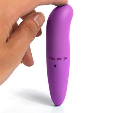 Imagem de Vibrador Aveludado Estimulador Ponto G Clitóris (Roxo)