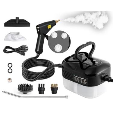 Imagem de Foandbevi Limpador a vapor portátil, limpador a vapor pressurizado de 2500 W para uso doméstico, vaporizador de carro para detalhamento automático de ferramentas de pisos de cozinha