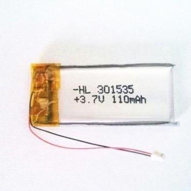 Imagem de Bateria 110  Mah  3,7v  3mm X 15mm X 35mm Frete - bgb