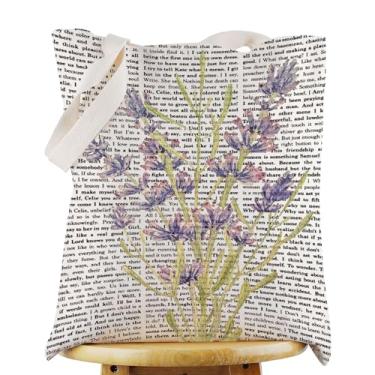 Imagem de KEYCHIN Sacola roxa Celie and Nettie Fans Gifts Feminist Novel Bolsa de ombro preta feminina Magic Merchandise (Roxo-TB)