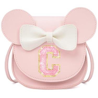 Imagem de Presentes de aniversário para meninas de 3, 4, 5, 6, 7 e 8 anos, presentes de Natal para meninas, crianças, bolsa para meninas, bolsa infantil moderna e fofa, rosa, Rosa
