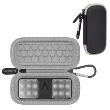 Imagem de Capa compatível com EKG pessoal AliveCor KardiaMobile | Dispositivo de eletrocardiograma Kardia Mobile 6L e monitor cardíaco | Monitor de ECG de pressão para dispositivos Apple e Android - zíper preto