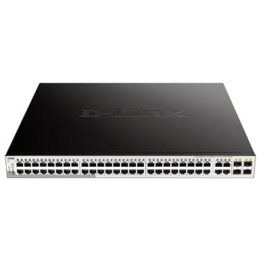 Imagem de D-Link, DGS-1210-52MP Systems Web Smart Switch - 52 portas - gerenciado, preto; cinza