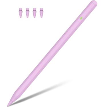 Imagem de Caneta Stylus para iPad Apple, Apple Pencil com rejeição de palma e sensibilidade de inclinação, iPad Pencil para Apple iPad 6-10 2018-2024, iPad Pro 32.8 cm/27.9 cm/33.0 cm M4, iPad Air 5/4/3/27.9