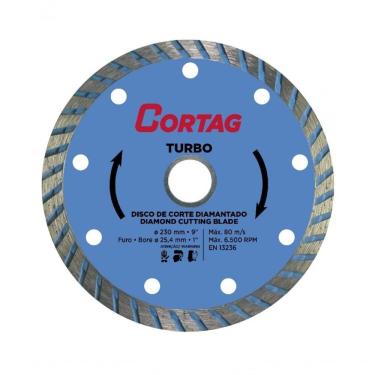 Imagem de Disco De Corte Diamantado Turbo 230mm - Cortag