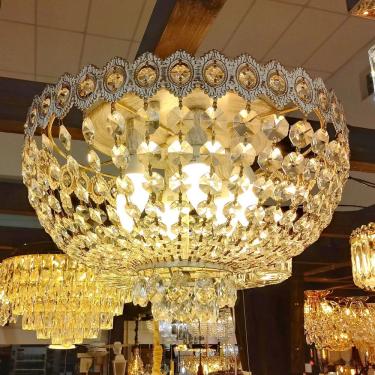 Imagem de Plafon Tupiara Queen C-cristais P-6 Lamp E14 8-2106 Br Ct