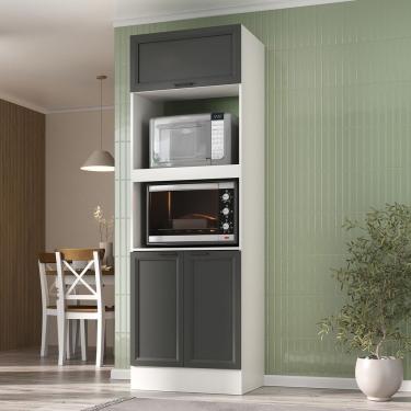 Imagem de Paneleiro Torre Quente Para Forno 70cm Soho Soho Cabecasa Madeiramadeira Branco-grafite