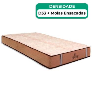 Imagem de Colchão Madrid Molas Ensacadas V-Tech - V-Store, Colchão Madrid 96x203