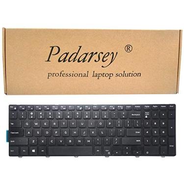 Imagem de Teclado Padarsey 15 3000 com moldura, novo teclado de substituição para notebook para notebook Dell Inspiron 15 3541 3542 3543 3551 3558 3559 5000 5542 5545 5547 5548 5551 5555 5558 e 17 5000 Series US Layout