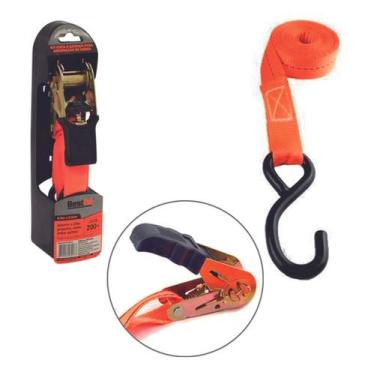 Imagem de BESTFER - Cinta Catraca Amarração 200Kg 4,5m Reforçada