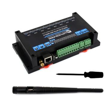 Imagem de Waveshare ESP32-S3-ETH-8DI-8RO-C(porta de rede comum), módulo de relé WiFi industrial 8-Ch ESP32-S3, interface CAN isolada, processador Xtensa LX7 de 2 bits de 2 núcleos, até 240 MHz, proteção