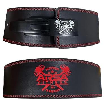 Imagem de Cinto de levantamento de peso DreamCut Arsa Fitness | Alavanca ajustável – Caveira vermelha, Red Skull, Small