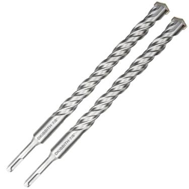 Imagem de DKIBBITH Pacote Com 2 Brocas Para Alvenaria Sds Plus, 7/8" X 12" De Comprimento, Brocas Para Martelo Rotativo Com Ponta De Carboneto Para Concreto, Tijolo, Cimento, Bloco De Pedra.