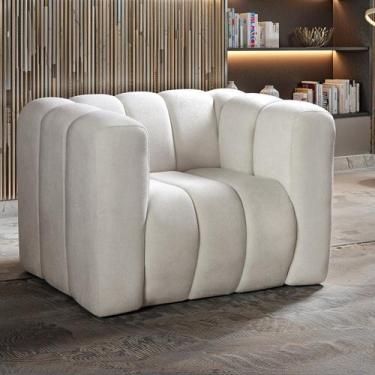 Imagem de Poltrona Mona Decorativa Retrô Moderna Sala de Estar - BELLA DECOR