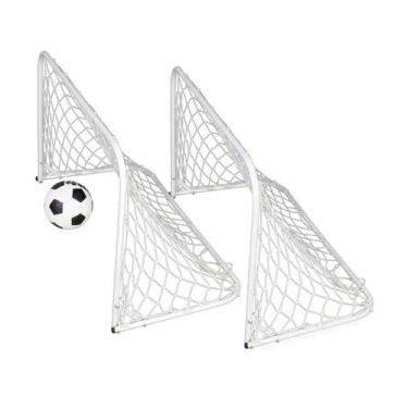Imagem de KIT (Par) Mini Trave Futebol de Rua JÚNIOR - FÁCIL ESPORTE