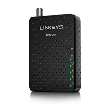 Imagem de Linksys DOCSIS 3.0 8x4 Cabo Modem Certificado com Comcast Xfinity, Spectrum, Cox (CM3008)