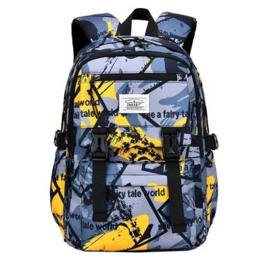 Imagem de Mochila Escolar LukeSports Estampada Reforçada Grande