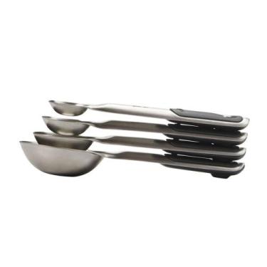 Imagem de Conjunto de 4 Colheres Medidoras em Aço Inox OXO