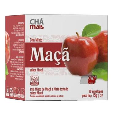 Imagem de Chá misto Maçã e Mate Tostado Vegano Cx. com 10 Sachês Vegano - Chá Ma