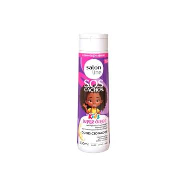 Imagem de Salon Line, Condicionador, SOS Cachos Kids, Super Óleos, Vegano - Para Cabelos Ondulados, Cacheados e Crespos, 300 ml