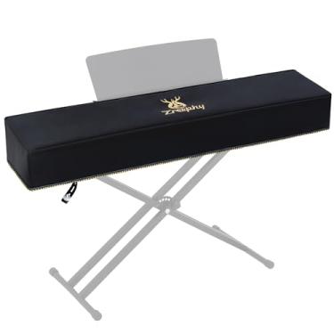 Imagem de Zreephy Capa Protetora Contra Poeira Para Teclado De Piano Com Suporte Partituras E Abertura Zíper, Compatível Teclados Digitais Yamaha Dgx670 88 Teclas Da Série Kbp