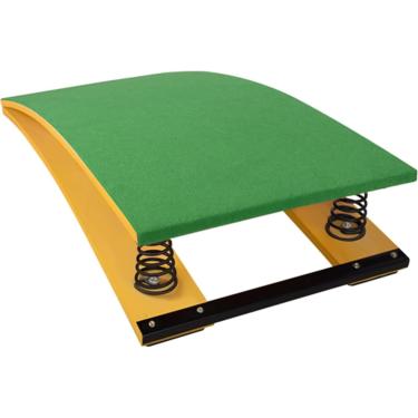 Imagem de Trampolim Anti-derrapante Para Ginástica Trampolim Para Crianças Grandes Júnior, Para Vault Home Vault Mini Trampolim, Para Escola Casa Ginásio Bar Porão, Green, 4 springs (50 * 80cm)