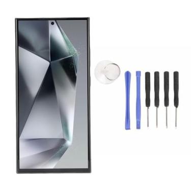 Imagem de ASHATA Substituição de Tela para S24 Ultra 5G SM S928B, Tela de 6,8 Polegadas, Suporte Digital de Montagem de Digitalizador OLED Com Tela de Toque, Com Ferramentas (Preto)