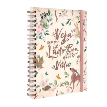Imagem de Agenda 2026 Planner Semanal Plus Bosque Animais Florais
