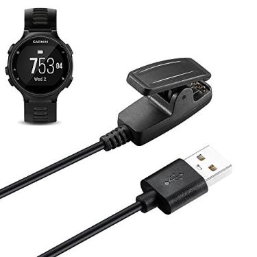 Imagem de Kissmart Compatível com carregador Forerunner 735XT, cabo de carregamento de substituição para relógio inteligente Garmin Forerunner 735XT